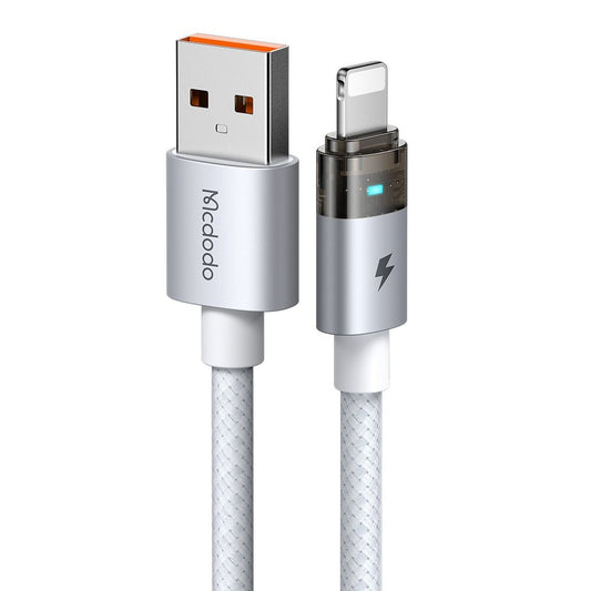 Kabel do danych i ładowania USB-A - Lightning McDodo CA-6912, 18W, 1.2m, Biały