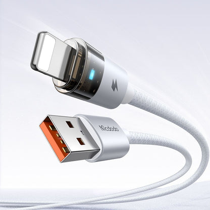 Kabel do danych i ładowania USB-A - Lightning McDodo CA-6912, 18W, 1.2m, Biały
