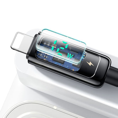 Kabel do danych i ładowania USB-A - Lightning McDodo CA-9940 Display, 12W, 1.2m, Czarny