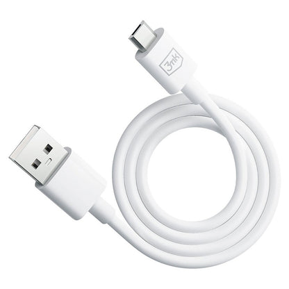 Kabel do danych i ładowania USB-A - microUSB 3MK Hyper, 18W, 1.2m, Czarny