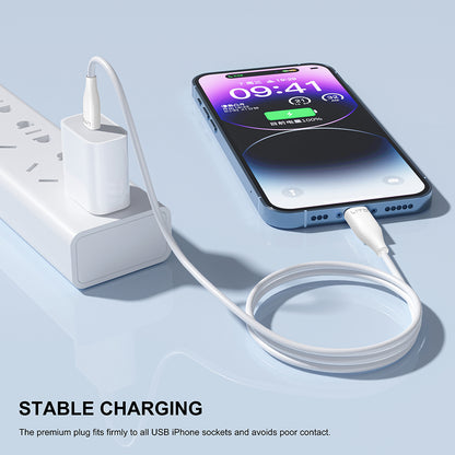 Kabel do danych i ładowania USB-A - microUSB Lito LD03V, 18W, 1m, Biały
