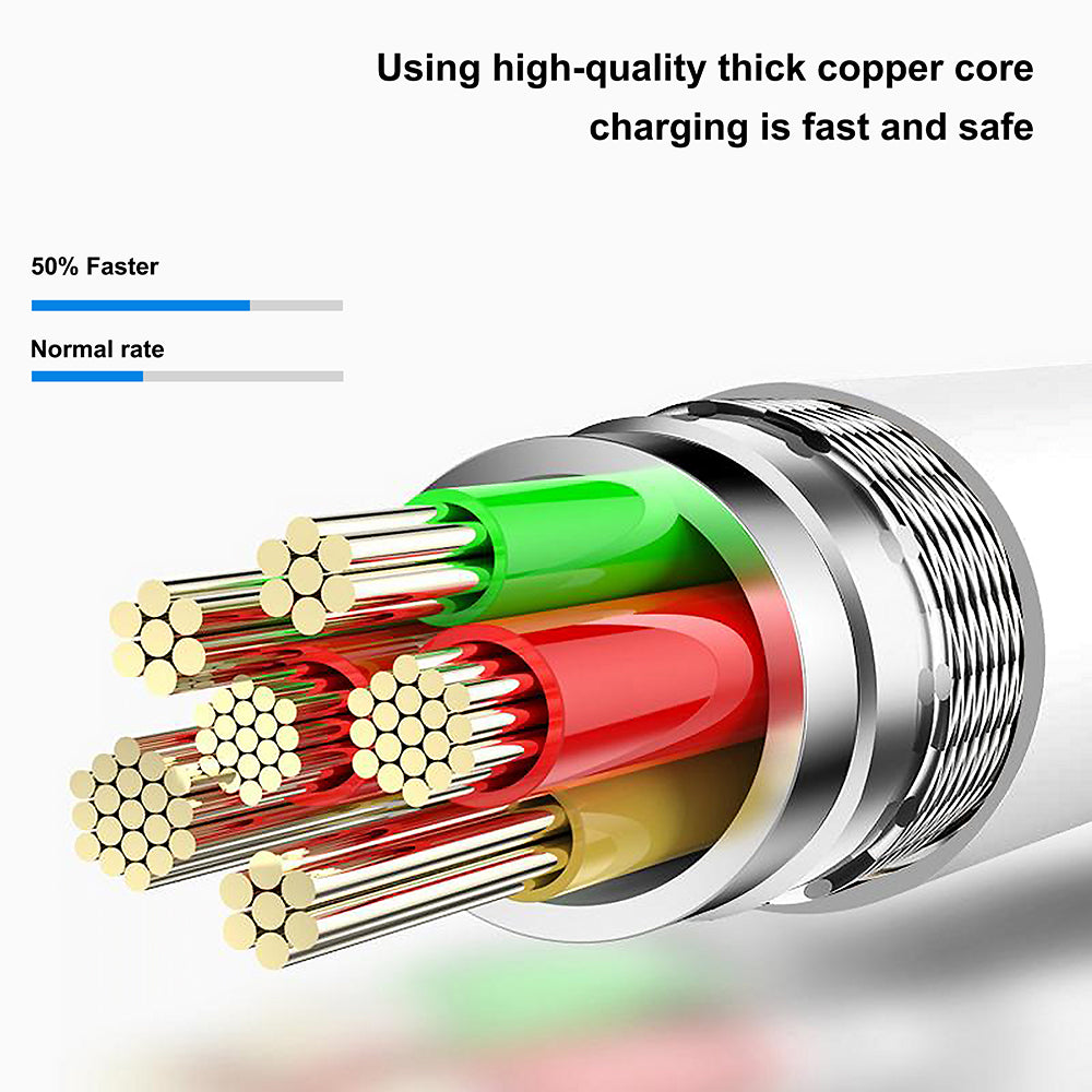 Kabel do danych i ładowania USB-A - microUSB Lito LD03V, 18W, 1m, Biały