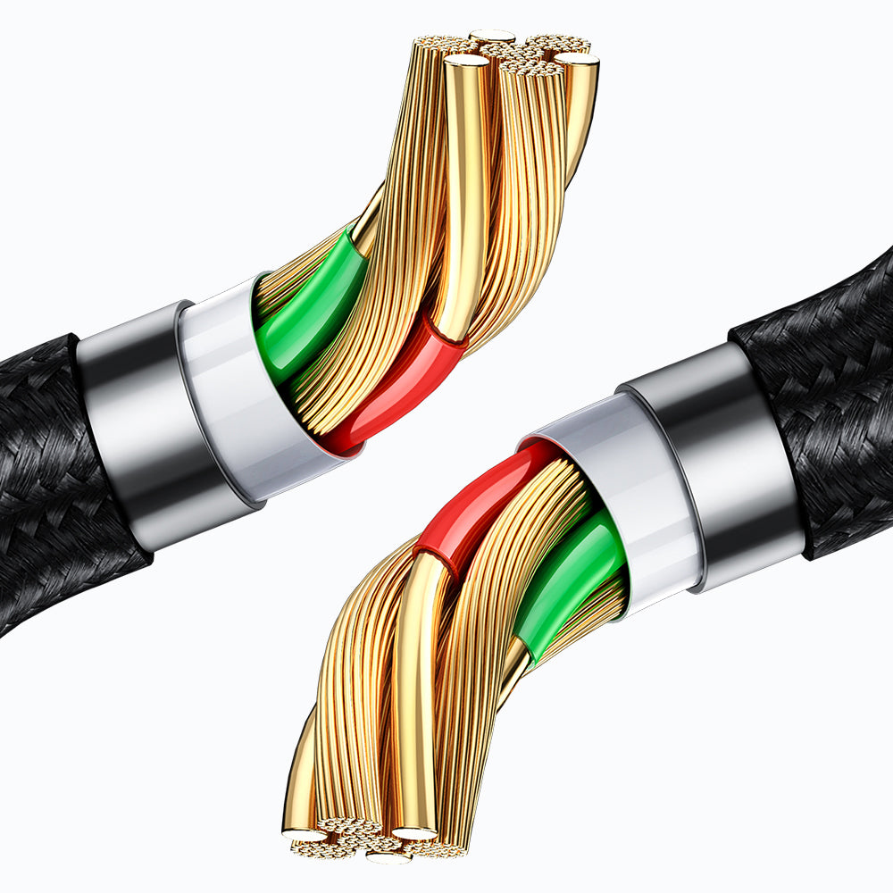 Kabel do danych i ładowania USB-A - microUSB McDodo CA-1070 Display, 18W, 1.2m, Czarny