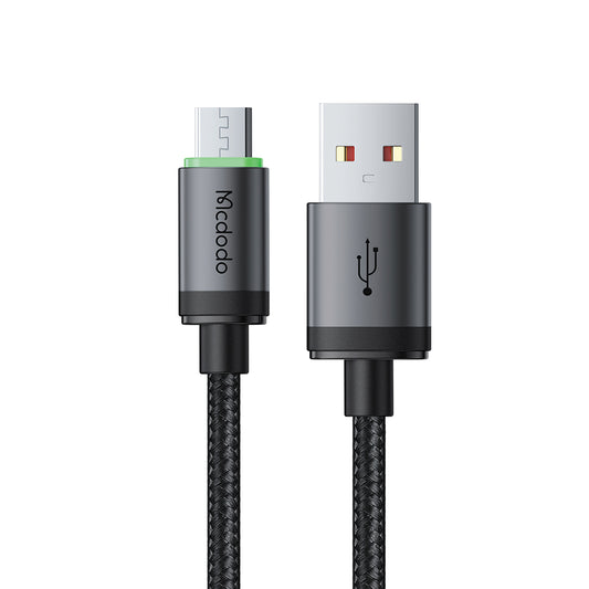 Kabel do danych i ładowania USB-A - microUSB McDodo CA-3990, 18W, 1m, Czarny