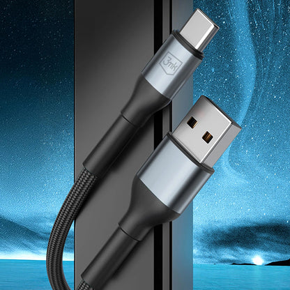 Kabel do danych i ładowania USB-A - USB-C 3MK Hyper N, 18W, 1m, Czarny