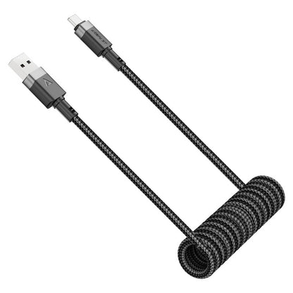 Kabel do danych i ładowania USB-A - USB-C Acefast C14-04, 18W, 1.2m, Czarny