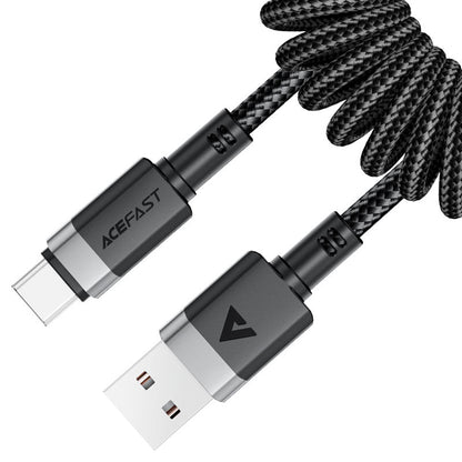 Kabel do danych i ładowania USB-A - USB-C Acefast C14-04, 18W, 1.2m, Czarny