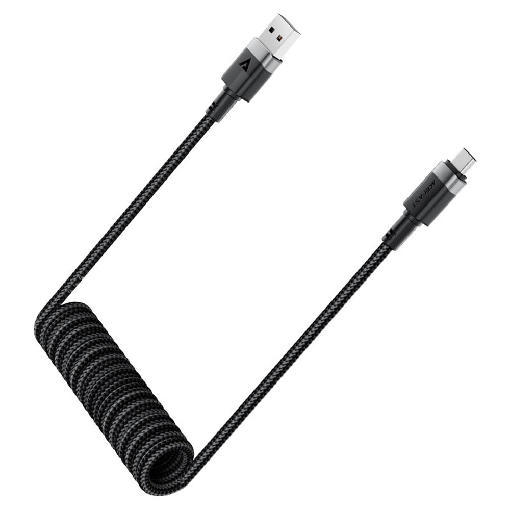 Kabel do danych i ładowania USB-A - USB-C Acefast C14-04, 18W, 1.2m, Czarny