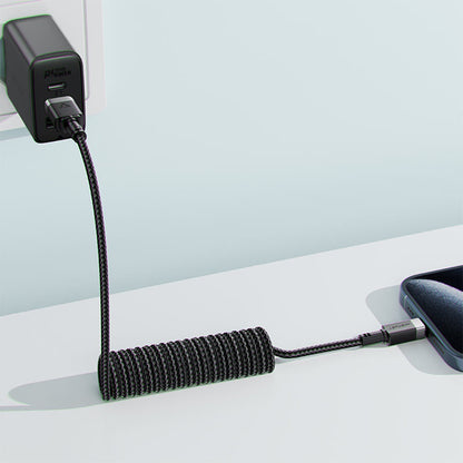 Kabel do danych i ładowania USB-A - USB-C Acefast C14-04, 18W, 1.2m, Czarny