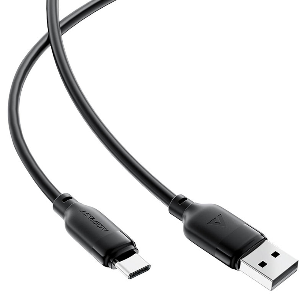 USB-A to USB-C Acefast C16-04 Data and Charging Cable, 18W, 1.2m, Black