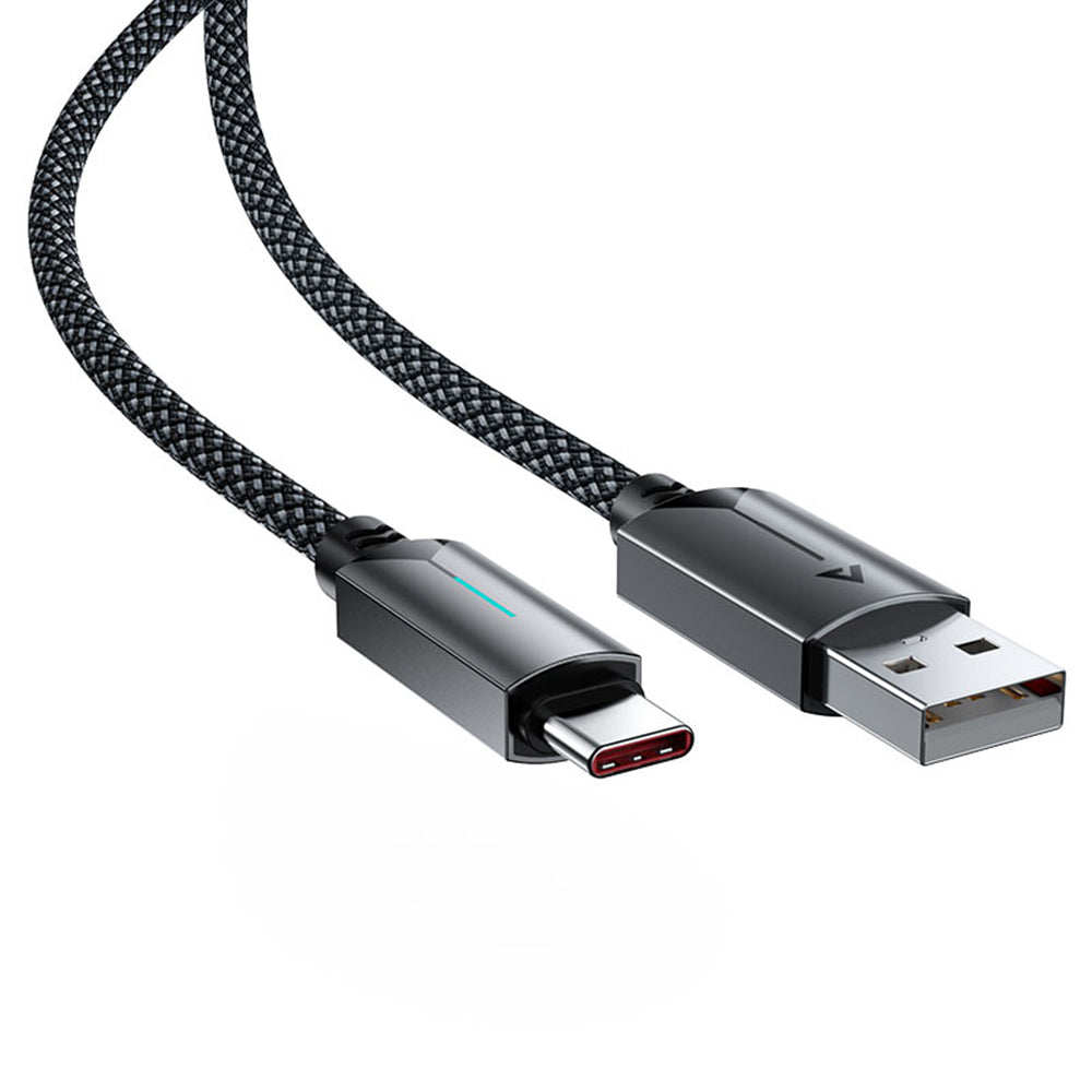 Kabel do danych i ładowania USB-A - USB-C Acefast C19-04, 18W, 1.2m, Czarny