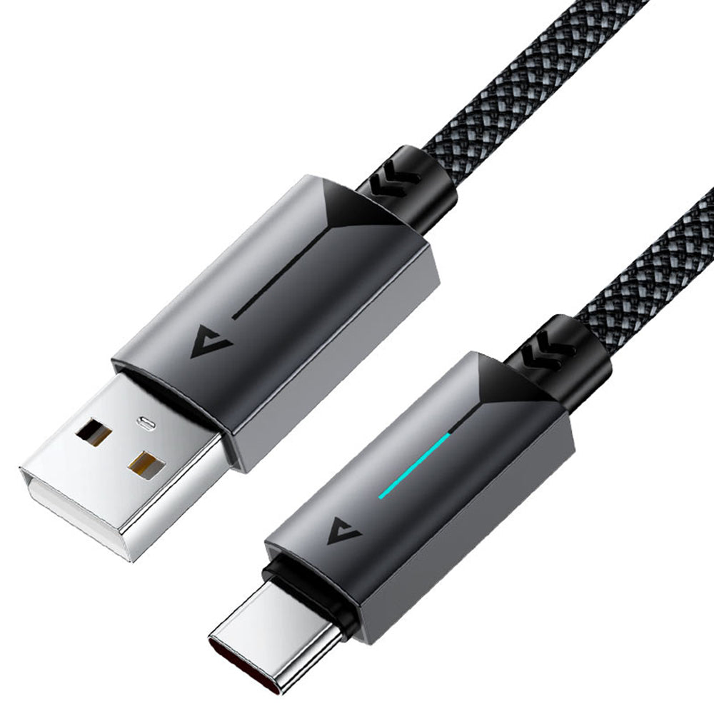 Kabel do danych i ładowania USB-A - USB-C Acefast C19-04, 18W, 1.2m, Czarny
