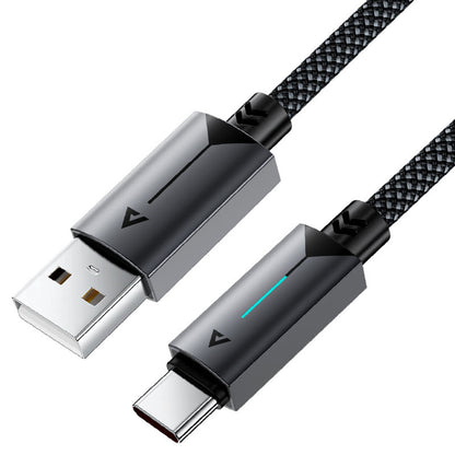 Kabel do danych i ładowania USB-A - USB-C Acefast C19-04, 18W, 1.2m, Czarny