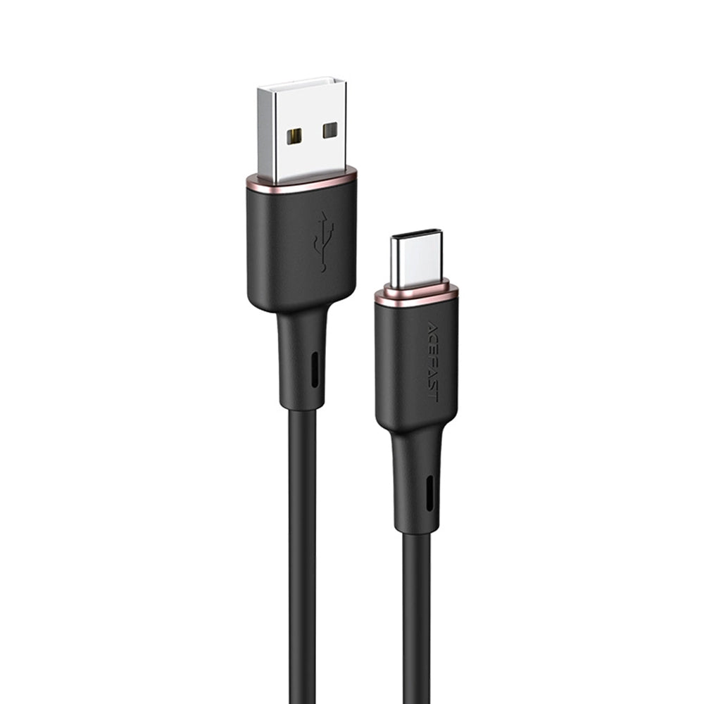 Kabel do danych i ładowania USB-A - USB-C Acefast C2-04, 18W, 1.2m, Czarny