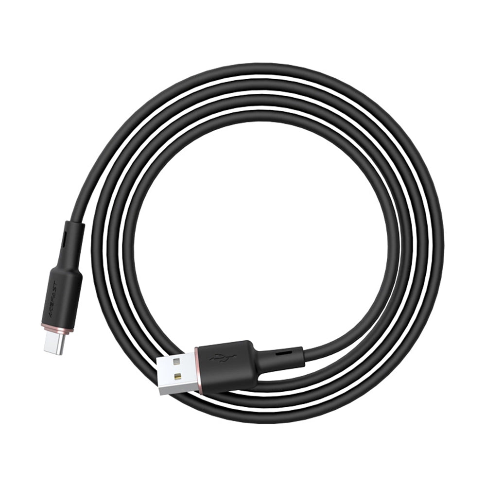 Kabel do danych i ładowania USB-A - USB-C Acefast C2-04, 18W, 1.2m, Czarny