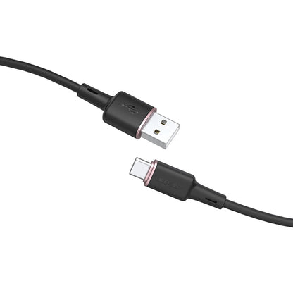 Kabel do danych i ładowania USB-A - USB-C Acefast C2-04, 18W, 1.2m, Czarny