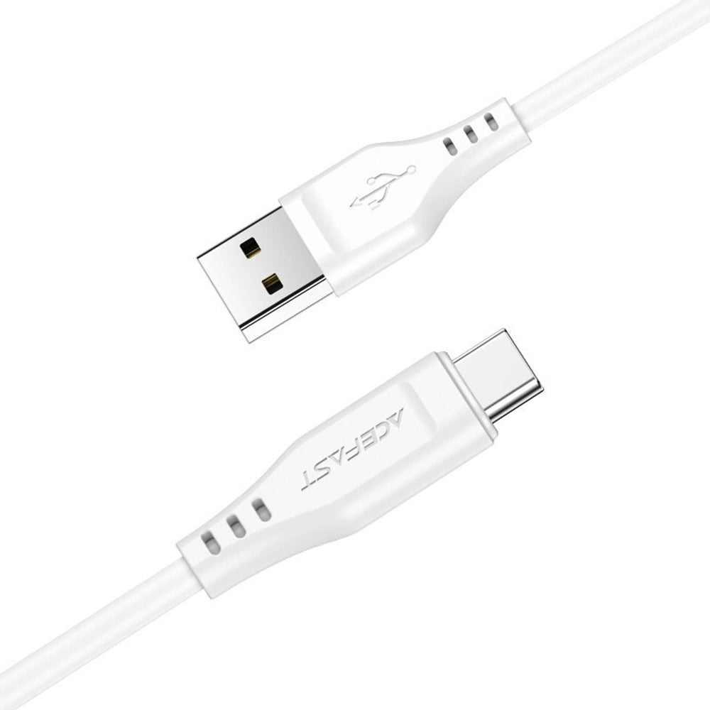 Kabel do danych i ładowania USB-A - USB-C Acefast C3-03, 60W, 1,2m, Biały