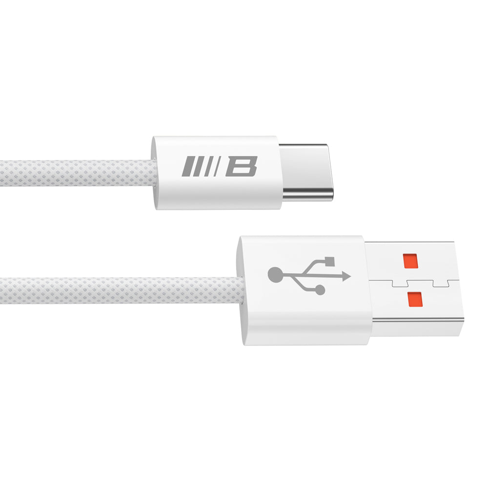 Kabel do danych i ładowania USB-A - USB-C Blueo, 18W, 1.5m, Biały