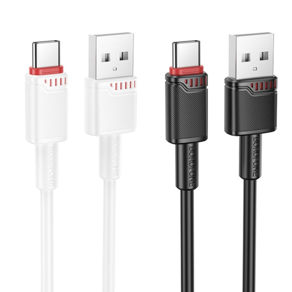 Kabel do danych i ładowania USB-A - USB-C Borofone BX110 Beneficio, 18W, 1m, Czarny