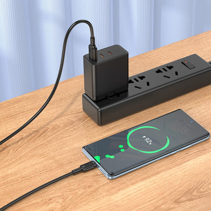 Kabel do danych i ładowania USB-A - USB-C Borofone BX111 Feliz, 20W, 1m, Czarny