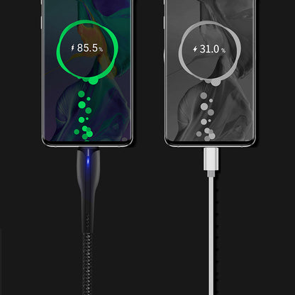 Kabel do danych i ładowania USB-A - USB-C ColorWay CW-CBUC034, 18W, 1m, Czarny