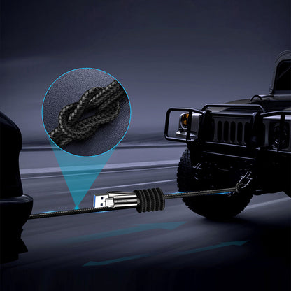 Kabel do danych i ładowania USB-A - USB-C ColorWay CW-CBUC035, 18W, 1m, Czarny