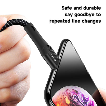 USB-A to USB-C Data and Charging Cable Lito LD14, 60W, 1m, Black