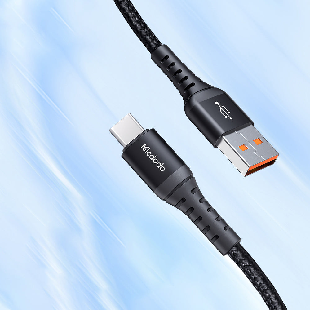 Kabel do danych i ładowania USB-A - USB-C McDodo CA-2271, 18W, 1m, Czarny