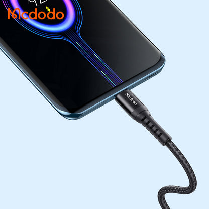 Kabel do danych i ładowania USB-A - USB-C McDodo CA-2271, 18W, 1m, Czarny