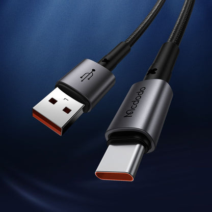 Kabel do danych i ładowania USB-A - USB-C McDodo CA-3590, 100W, 1.2m, Czarny