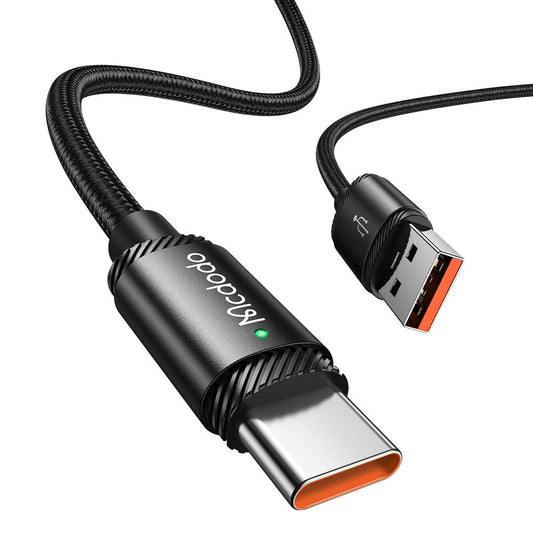 Kabel do danych i ładowania USB-A - USB-C McDodo CA-4730, 120W, 1.5m, Czarny