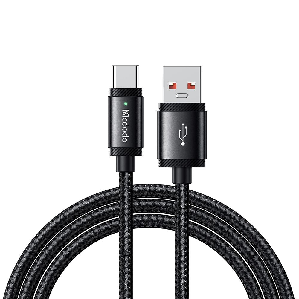 USB-A to USB-C McDodo CA-4730 Data and Charging Cable, 120W, 1.5m, Black