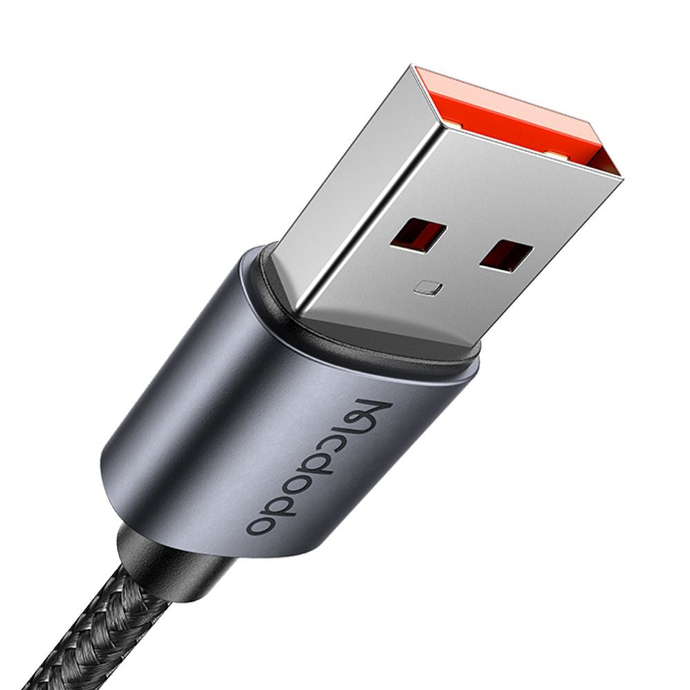 Kabel do danych i ładowania USB-A - USB-C McDodo CA-6520 Display, 100W, 1.2m, Czarny