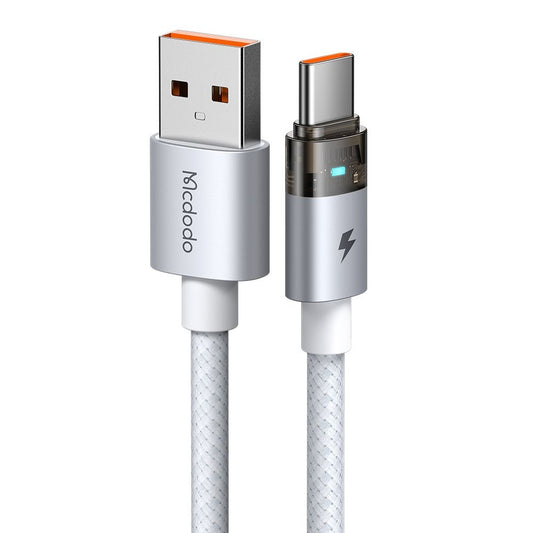 Kabel do danych i ładowania USB-A - USB-C McDodo CA-6892, 66W, 1.2m, Biały