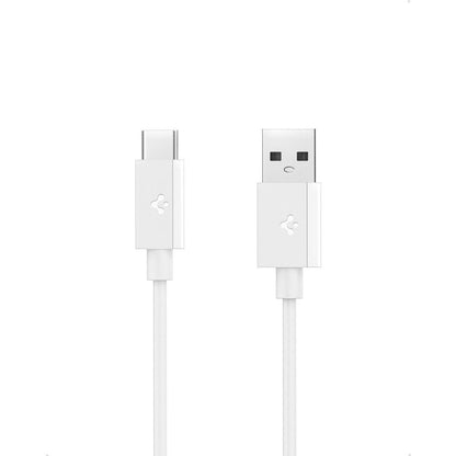 Kabel do danych i ładowania USB-A - USB-C Spigen Essential, 60W, 2m, Biały