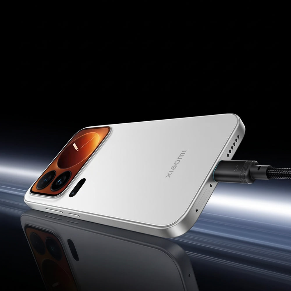 Kabel do przesyłu danych i ładowania USB-C - 2 x USB-C Cuktech C2C615, 140W, 1,5m, Czarny CKC2C615GLBK