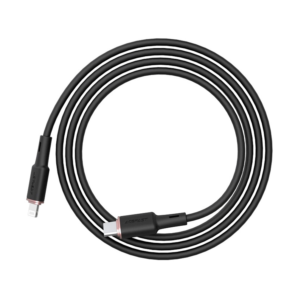 Kabel do danych i ładowania USB-C - Lightning Acefast C2-01, 30W, 1.2m, Czarny
