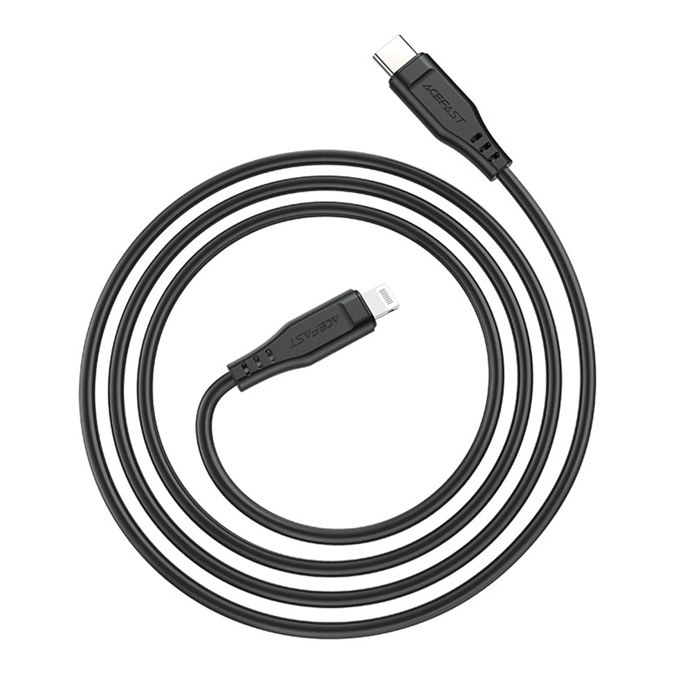 Kabel do danych i ładowania USB-C - Lightning Acefast C3-01, 30W, 1.2m, Biały