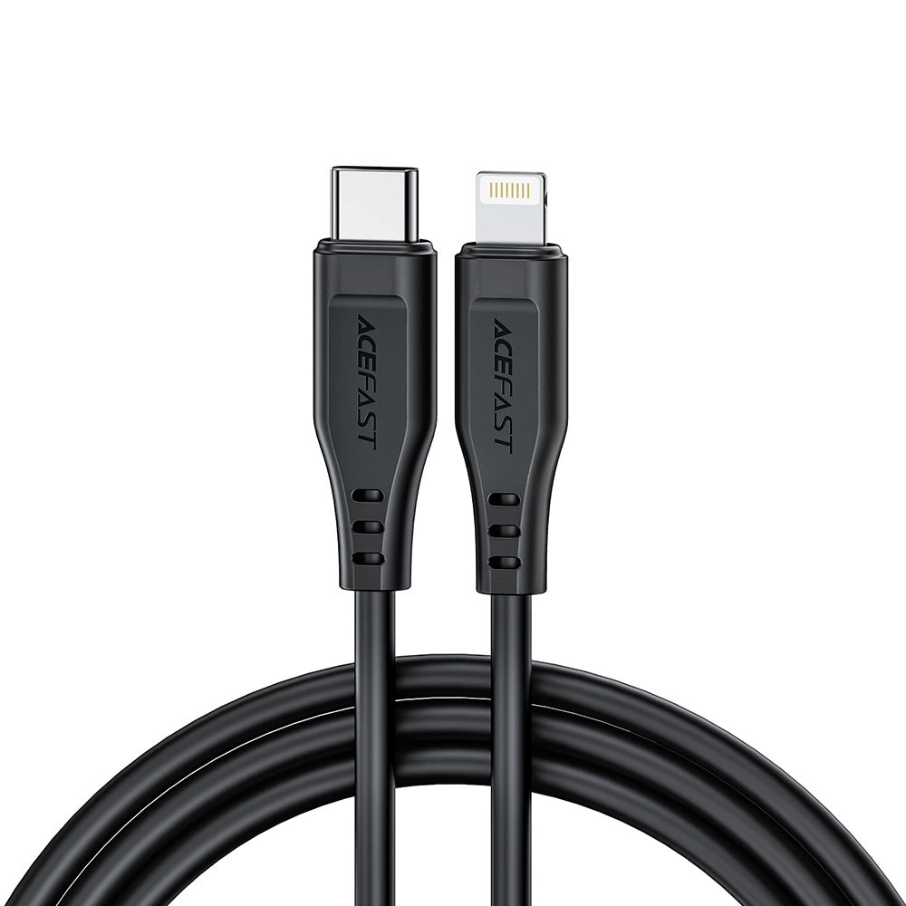 Kabel do danych i ładowania USB-C - Lightning Acefast C3-01, 30W, 1.2m, Biały