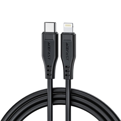 Kabel do danych i ładowania USB-C - Lightning Acefast C3-01, 30W, 1.2m, Biały