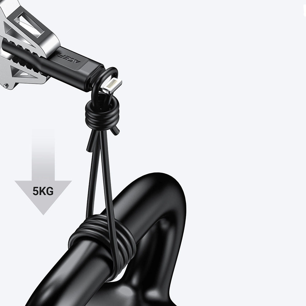 Kabel do danych i ładowania USB-C - Lightning Acefast C3-01, 30W, 1.2m, Biały