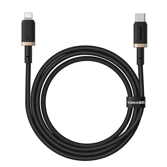 USB-C to Lightning Data and Charging Cable Baseus Dura Series, 20W, 1m, Black Gold P10377800U01-03