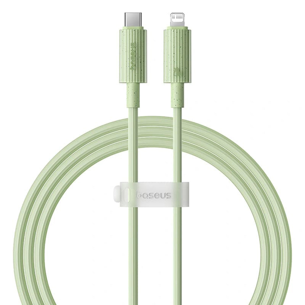 Kabel do danych i ładowania USB-C - Lightning Baseus Habitat, 20W, 1m, Zielony P10360201631-00