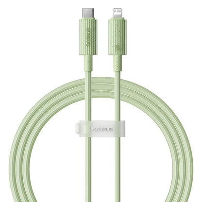 Kabel do danych i ładowania USB-C - Lightning Baseus Habitat, 20W, 1m, Zielony P10360201631-00