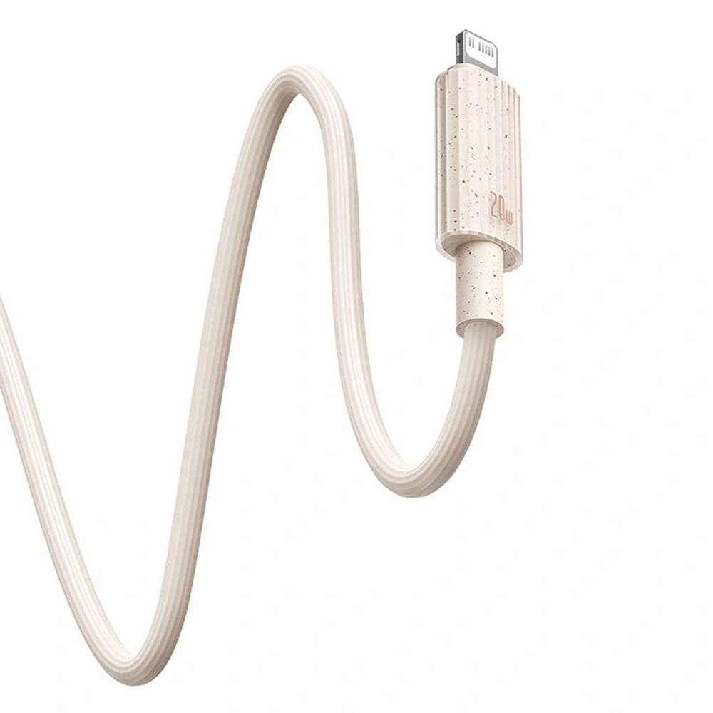 Kabel do danych i ładowania USB-C - Lightning Baseus Habitat, 20W, 1m, Zielony P10360201631-00