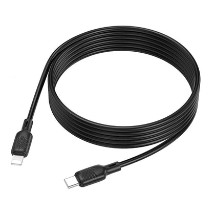 Kabel do danych i ładowania USB-C - Lightning Borofone BX113 Lenny, 27W, 2m, Czarny