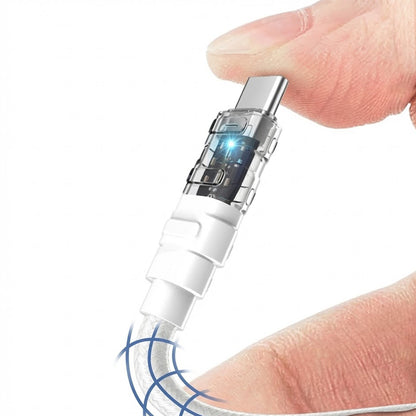 Kabel do danych i ładowania USB-C - Lightning Lito LD05, 27W, 1m, Biały