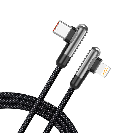 Kabel do danych i ładowania USB-C - Lightning Lito LD13CL, 30W, 1m, czarny