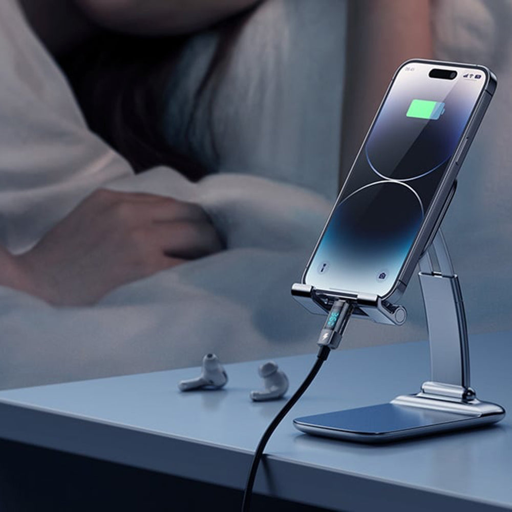 USB-C to Lightning McDodo CA-3600 Data and Charging Cable with Auto Power Off Display, 36W, 1.2m, Black