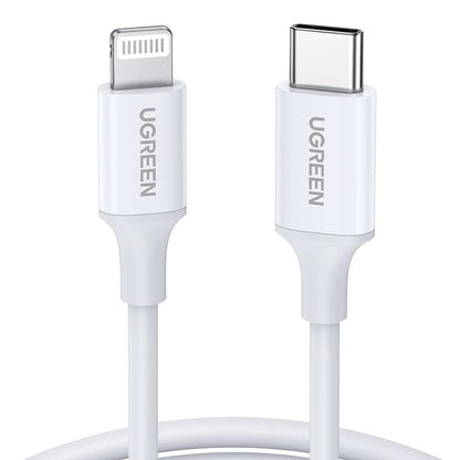 USB-C to Lightning Data and Charging Cable UGREEN US171 (10493), 20W, 1m, White